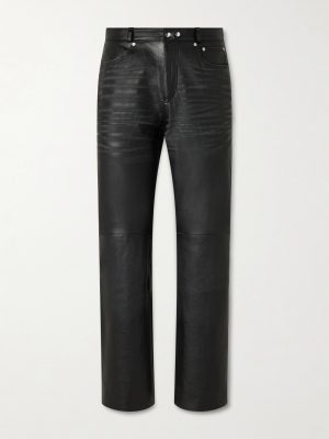 Carlson Straight-Leg Leather Trousers Carlson Straight-Leg Leather Trousers