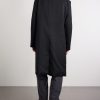Dolphin Virgin Wool-Gabardine Coat - BK Dolphin Virgin Wool-Gabardine Coat - BK