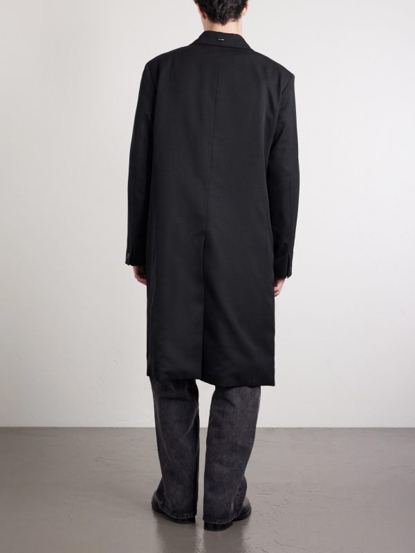 Dolphin Virgin Wool-Gabardine Coat - BK Dolphin Virgin Wool-Gabardine Coat - BK