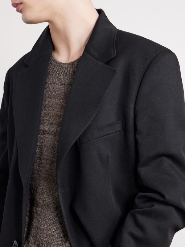 Dolphin Virgin Wool-Gabardine Coat - CU Dolphin Virgin Wool-Gabardine Coat - CU