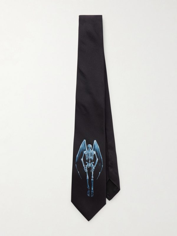 7cm Printed Silk Tie