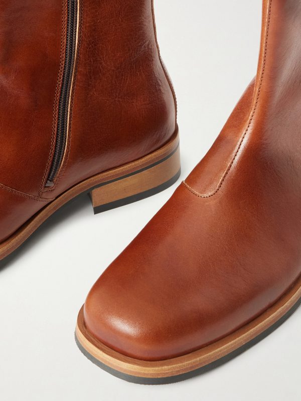 Camion Glossed-Leather Boots - CU Camion Glossed-Leather Boots - CU