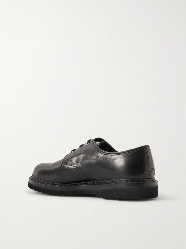 Trampler Leather Derby Shoes - BK