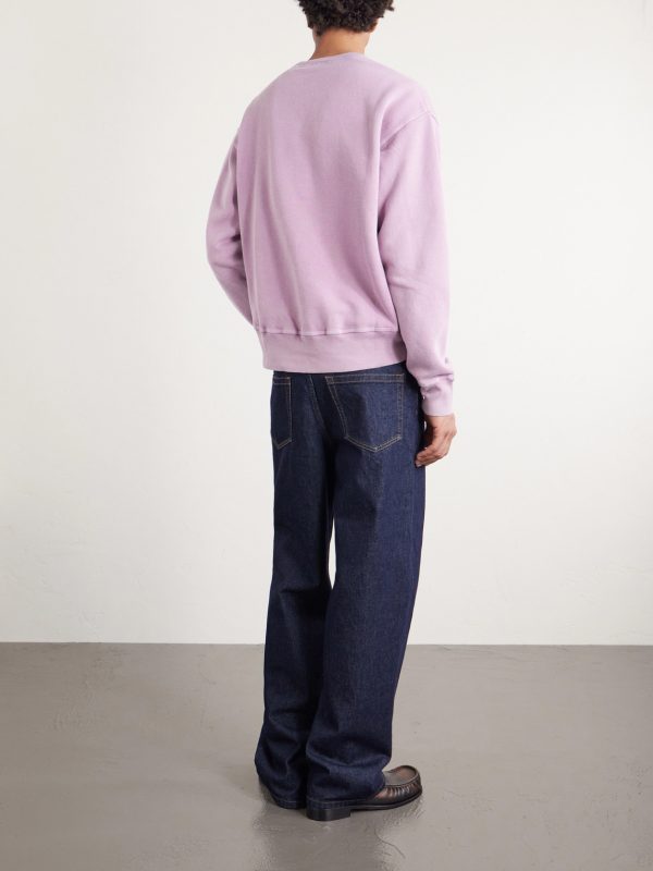 Base Cropped Cotton-Jersey Sweatshirt - BK