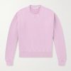 Base Cropped Cotton-Jersey Sweatshirt
