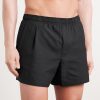Boxer Trunk Straight-Leg Mid-Length Seersucker Swim Shorts - FR