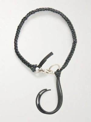 Ladon Braided Suede Keychain