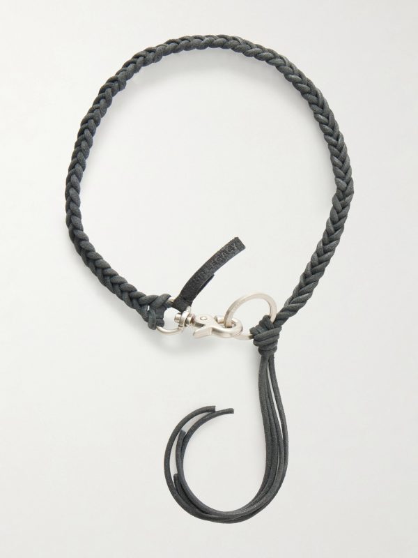 Ladon Braided Suede Keychain Ladon Braided Suede Keychain