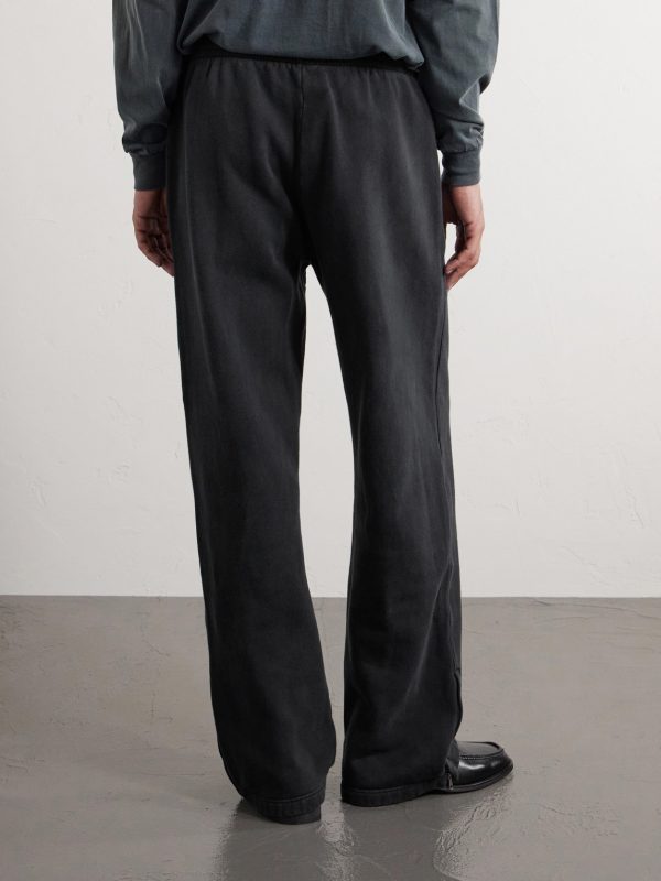 Straight-Leg Cotton-Jersey Sweatpants - BK Straight-Leg Cotton-Jersey Sweatpants - BK