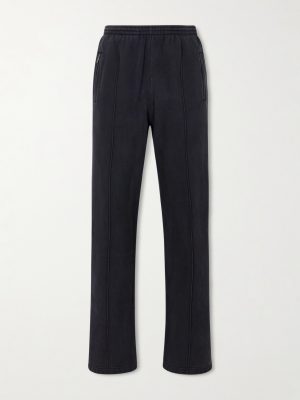 Straight-Leg Cotton-Jersey Sweatpants