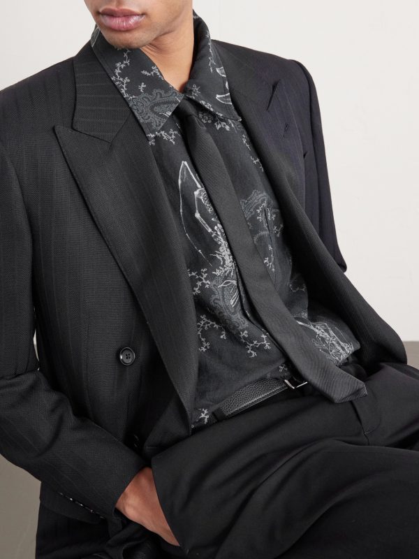 Every Printed Cotton and Linen-Blend Shirt - CU