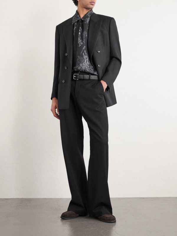 Every Printed Cotton and Linen-Blend Shirt - OU