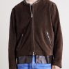 Drift Leather-Trimmed Suede Jacket - FR Drift Leather-Trimmed Suede Jacket - FR