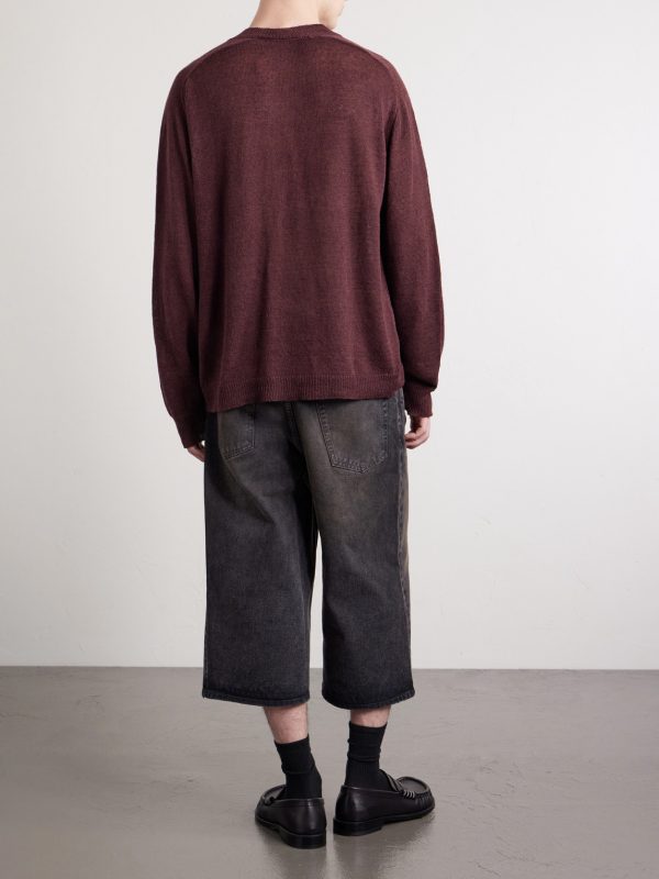 Rue Linen and Cotton-Blend Sweater - BK Rue Linen and Cotton-Blend Sweater - BK