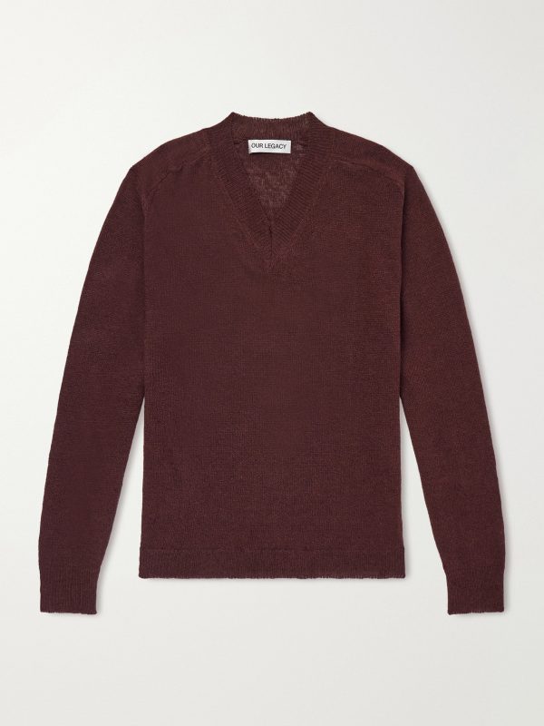 Rue Linen and Cotton-Blend Sweater Rue Linen and Cotton-Blend Sweater
