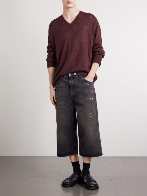 Rue Linen and Cotton-Blend Sweater - OU Rue Linen and Cotton-Blend Sweater - OU