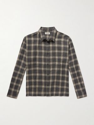 Checked Brushed-Cotton Shirt Checked Brushed-Cotton Shirt