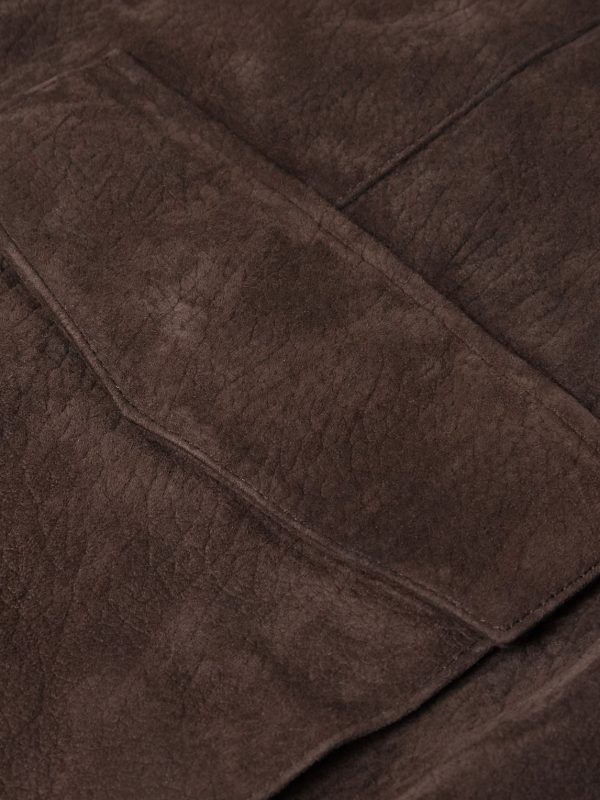 Retro Suede Bomber Jacket - E1 Retro Suede Bomber Jacket - E1