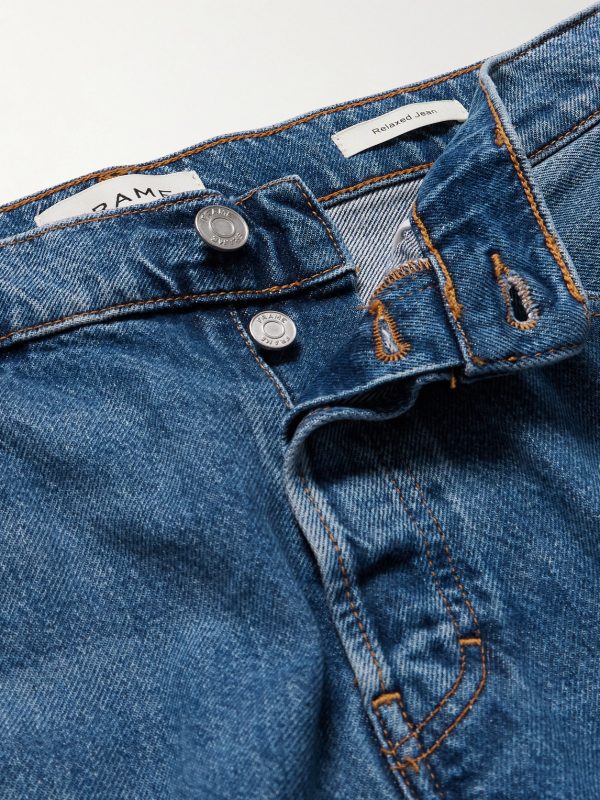 Relaxed Straight-Leg Jeans - E1