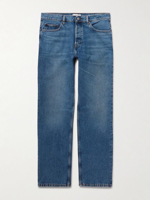 Relaxed Straight-Leg Jeans