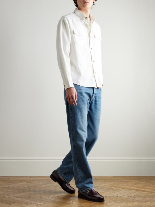 Relaxed Straight-Leg Jeans - OU
