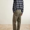 Straight-Leg Cotton-Blend Twill Chinos - BK Straight-Leg Cotton-Blend Twill Chinos - BK
