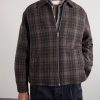 Padded Checked Virgin Wool-Tweed Blouson Jacket - FR