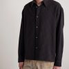 Checked Cotton and Wool-Blend Shirt - FR Checked Cotton and Wool-Blend Shirt - FR