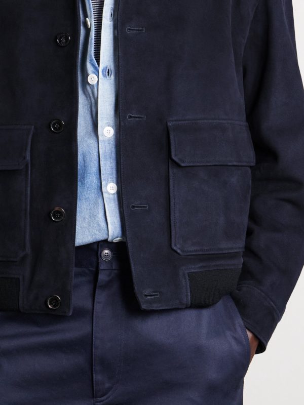 Suede Blouson Jacket - CU Suede Blouson Jacket - CU