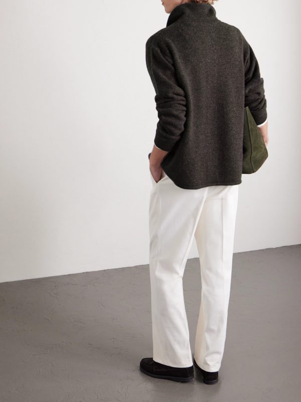 Wool and Yak-Blend Cardigan - BK Wool and Yak-Blend Cardigan - BK
