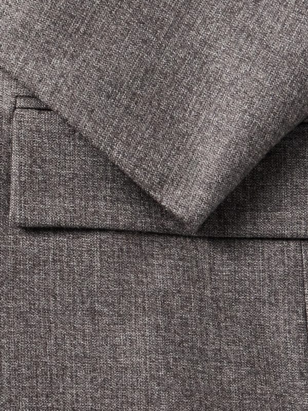 Double-Breasted Virgin Wool-Flannel Suit Jacket - CU