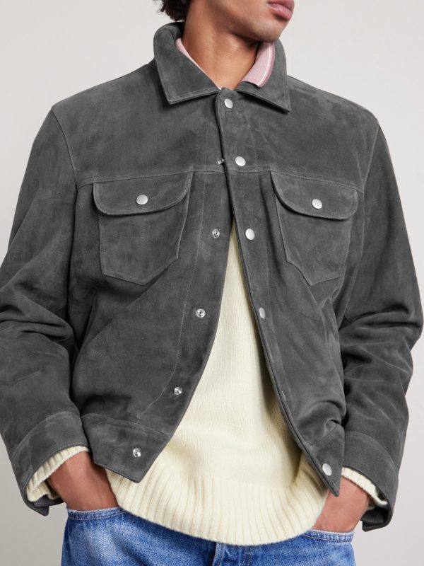 Suede Trucker Jacket - CU Suede Trucker Jacket - CU