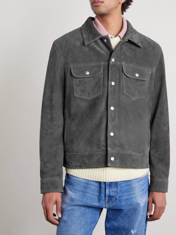 Suede Trucker Jacket - FR Suede Trucker Jacket - FR