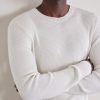 Ribbed Knit Silk Sweater - CU