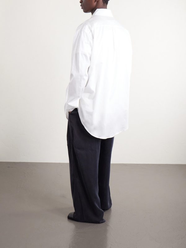 Vast Layered Embroidered Cotton-Poplin Shirt - BK Vast Layered Embroidered Cotton-Poplin Shirt - BK