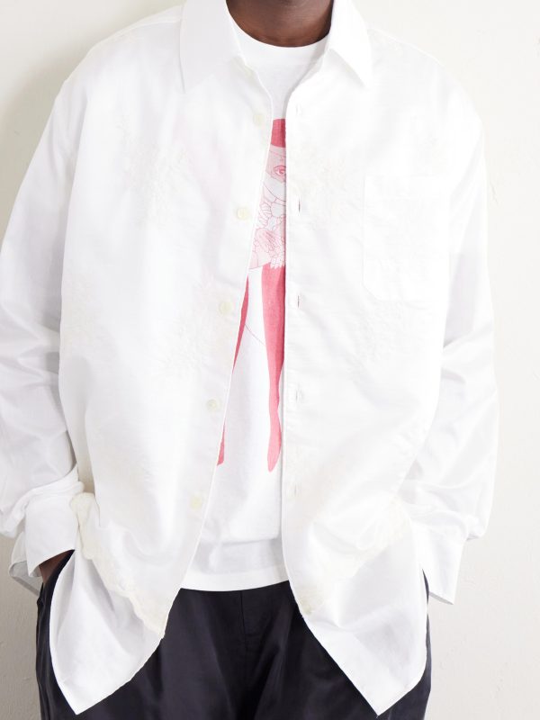 Vast Layered Embroidered Cotton-Poplin Shirt - CU Vast Layered Embroidered Cotton-Poplin Shirt - CU