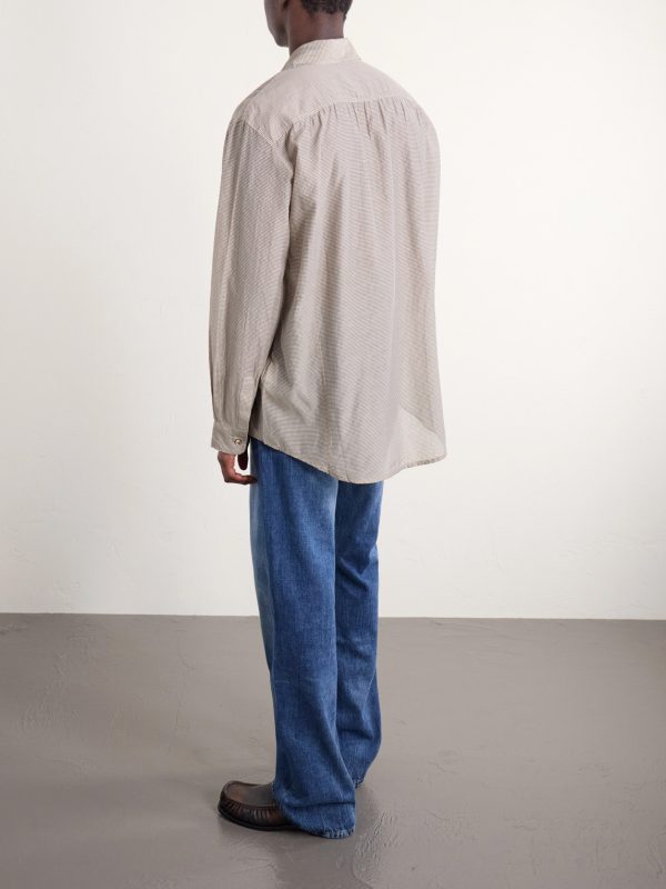 Plough Checked Cotton and Silk-Blend Shirt - BK