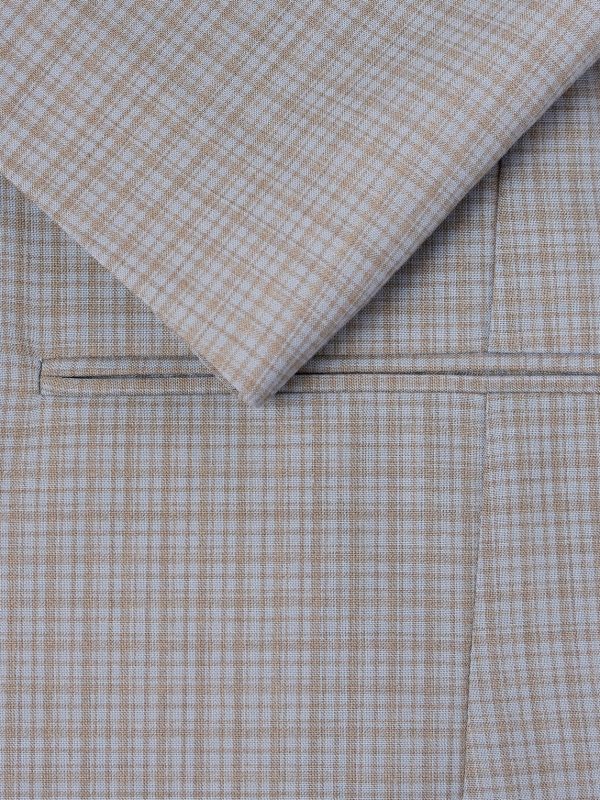 Industry Checked Grain de Poudre Blazer - E1 Industry Checked Grain de Poudre Blazer - E1