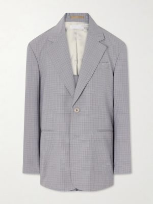 Industry Checked Grain de Poudre Blazer Industry Checked Grain de Poudre Blazer