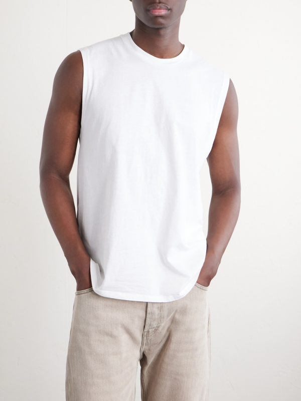Printed Cotton-Jersey Tank Top - FR Printed Cotton-Jersey Tank Top - FR