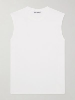 Printed Cotton-Jersey Tank Top