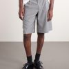Ponte Straight-Leg Pleated Checked Grain de Poudre Shorts - FR Ponte Straight-Leg Pleated Checked Grain de Poudre Shorts - FR