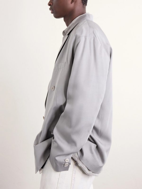 Halt Double-Breasted Lyocell Blazer - CU