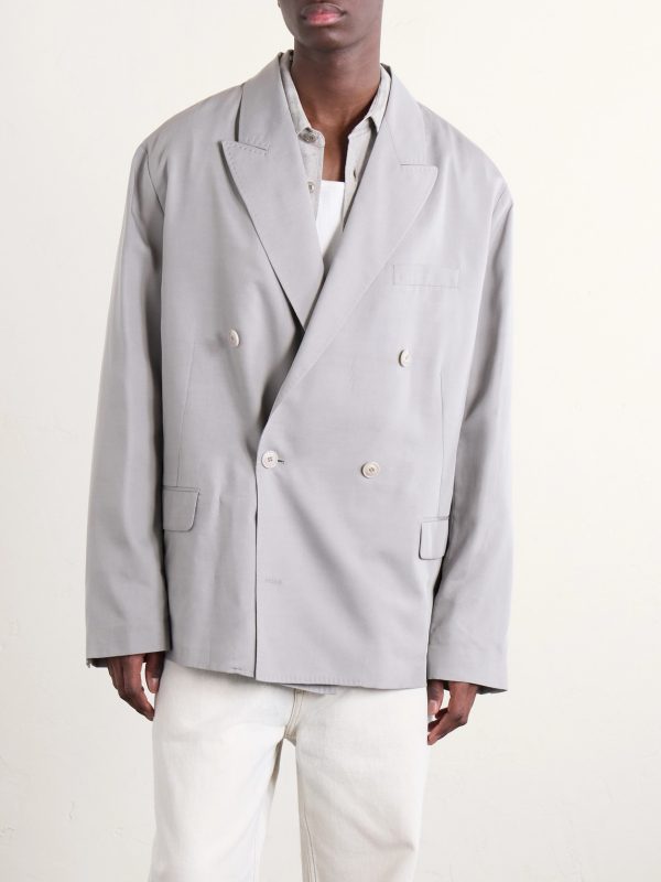 Halt Double-Breasted Lyocell Blazer - FR