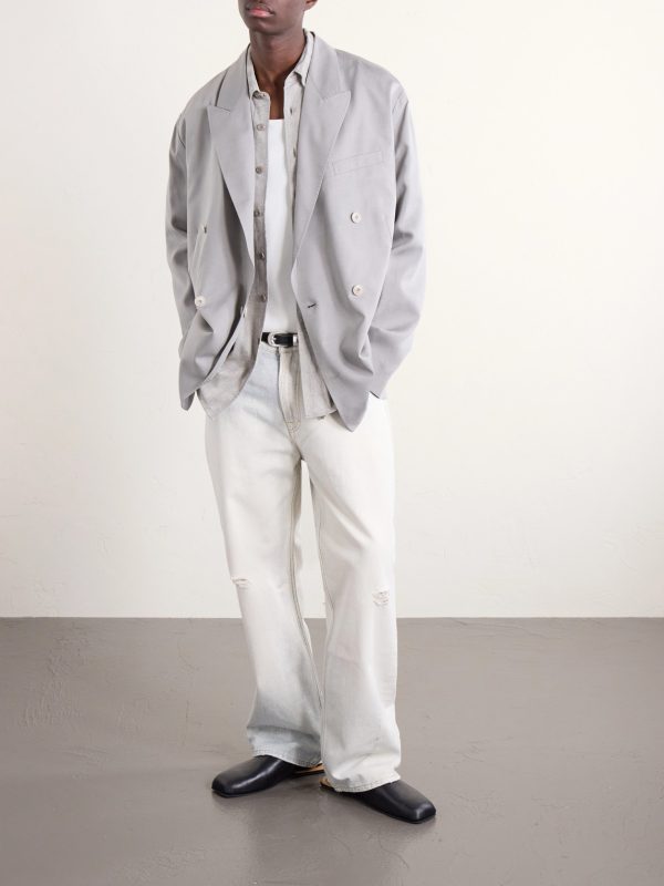 Halt Double-Breasted Lyocell Blazer - OU