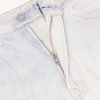Third Cut Straight-Leg Distressed Printed Jeans - E1 Third Cut Straight-Leg Distressed Printed Jeans - E1