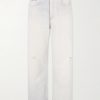 Third Cut Straight-Leg Distressed Printed Jeans Third Cut Straight-Leg Distressed Printed Jeans