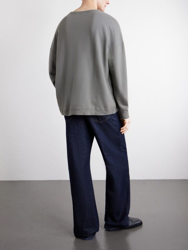 Slack Cotton-Blend Jersey Sweatshirt - BK Slack Cotton-Blend Jersey Sweatshirt - BK