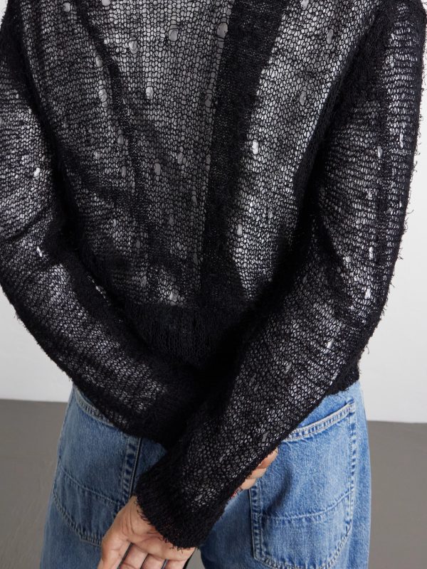 Academy Open-Knit Linen-Blend Cardigan - CU Academy Open-Knit Linen-Blend Cardigan - CU