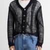 Academy Open-Knit Linen-Blend Cardigan - FR Academy Open-Knit Linen-Blend Cardigan - FR